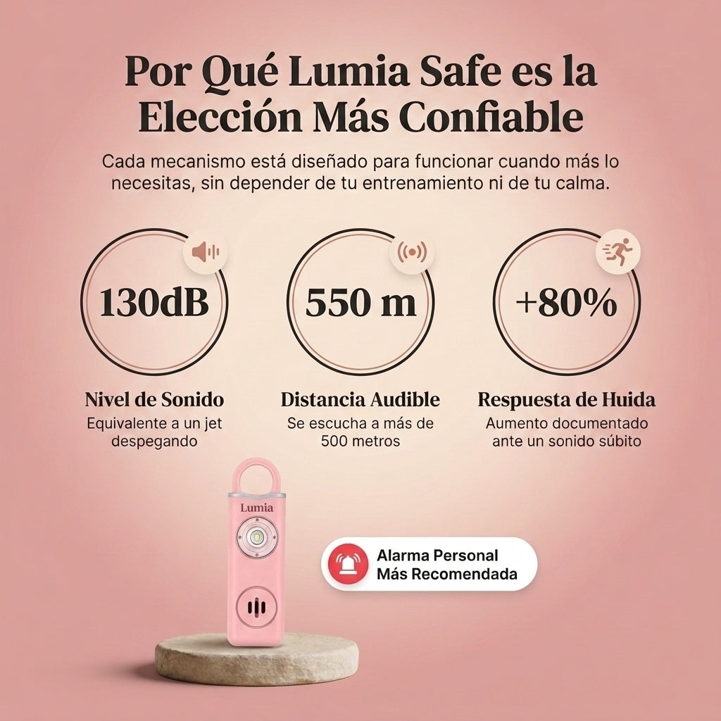 Lumia Safe | Personal Alarm 130dB (2 + 1)