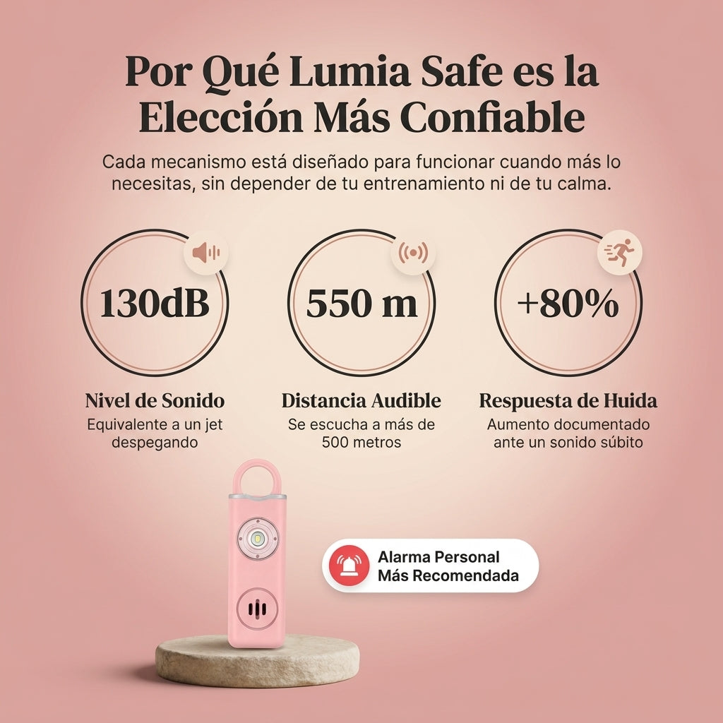 Lumia Safe | Alarma Personal 130dB